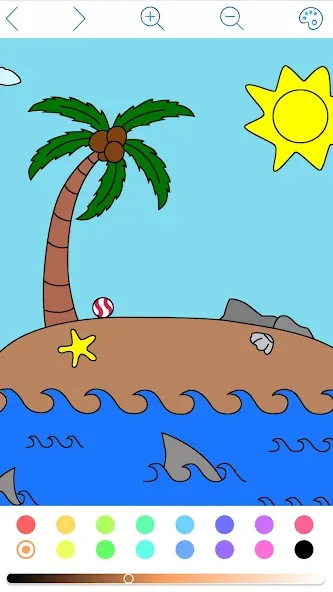 My Coloring Book  [МОД Много монет] Screenshot 3