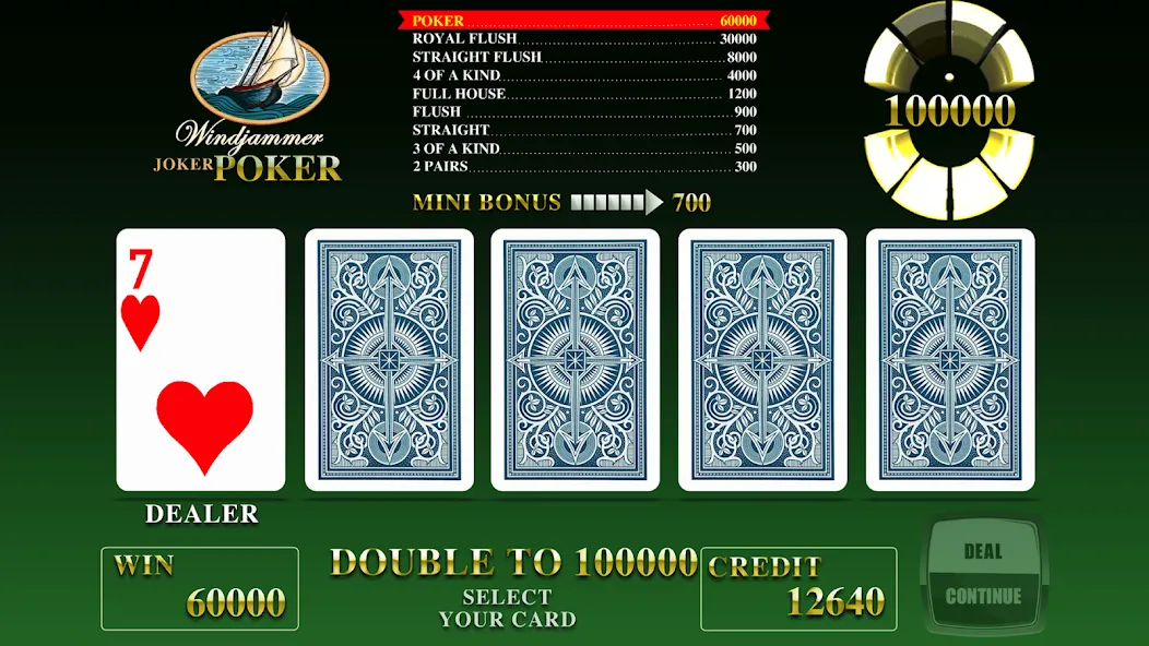 Windjammer Poker (Уиндджаммер Покер)  [МОД Меню] Screenshot 1