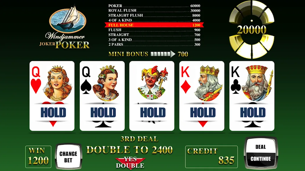 Windjammer Poker (Уиндджаммер Покер)  [МОД Меню] Screenshot 2