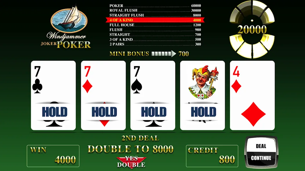 Windjammer Poker (Уиндджаммер Покер)  [МОД Меню] Screenshot 3
