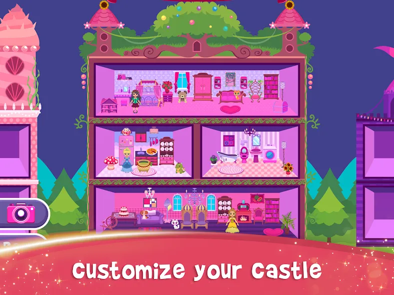 My Princess Castle: Doll Game (Мой Принцессин Замок)  [МОД Mega Pack] Screenshot 3