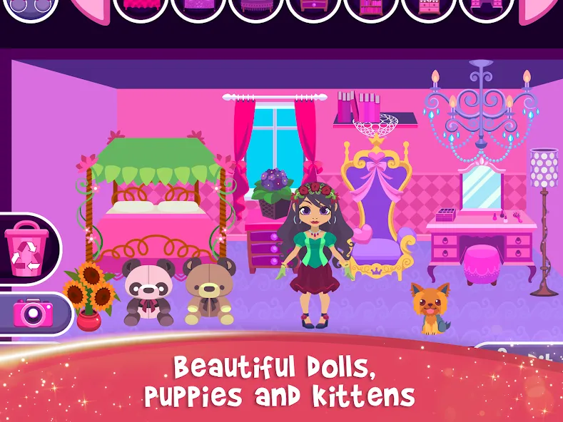 My Princess Castle: Doll Game (Мой Принцессин Замок)  [МОД Mega Pack] Screenshot 4