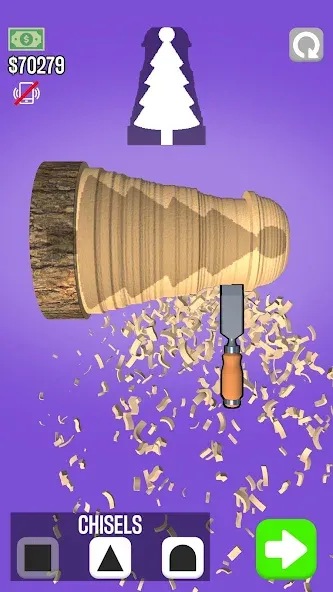 Woodturning (Вудтурнинг)  [МОД Unlimited Money] Screenshot 1
