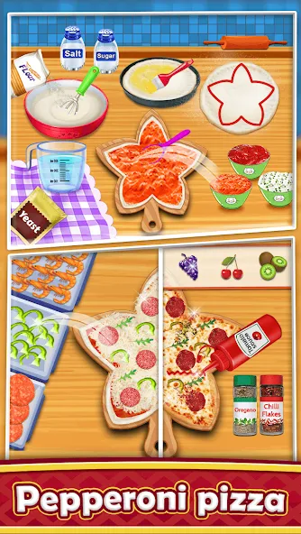 Pizza Maker - Cooking Games  [МОД Бесконечные деньги] Screenshot 2