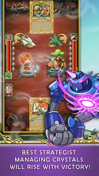 Crystal Soul - TCG Card Battle  [МОД Все открыто] Screenshot 3