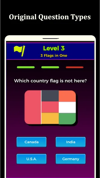 World Flags Quiz Game (Ворлд Флагс Квиз Гейм)  [МОД Unlimited Money] Screenshot 1