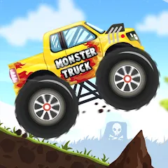 Скачать взломанную Kids Monster Truck Racing Game  [МОД Menu] - стабильная версия apk на Андроид