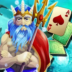 Скачать взломанную Solitaire Atlantis (олитэр Атлантис)  [МОД Mega Pack] - стабильная версия apk на Андроид