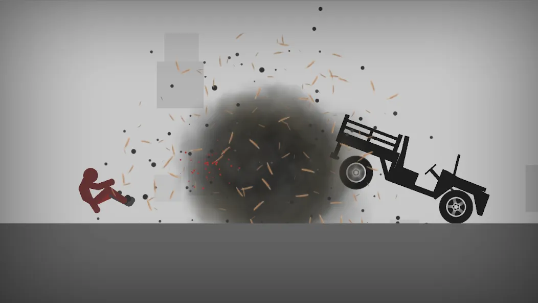 Stickman Dismounting (тикман Дисмаунтинг)  [МОД Много монет] Screenshot 1