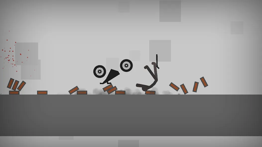 Stickman Dismounting (тикман Дисмаунтинг)  [МОД Много монет] Screenshot 3