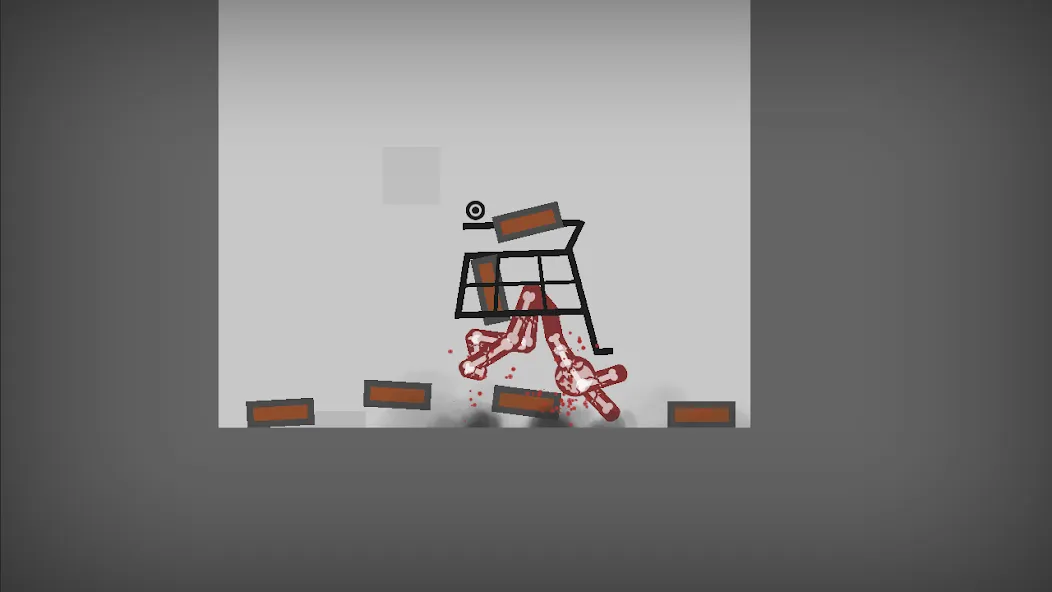 Stickman Dismounting (тикман Дисмаунтинг)  [МОД Много монет] Screenshot 5