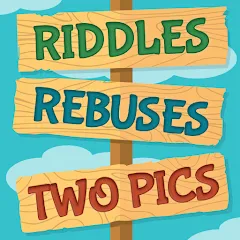 Скачать взломанную Riddles, Rebuses and Two Pics  [МОД Много денег] - последняя версия apk на Андроид