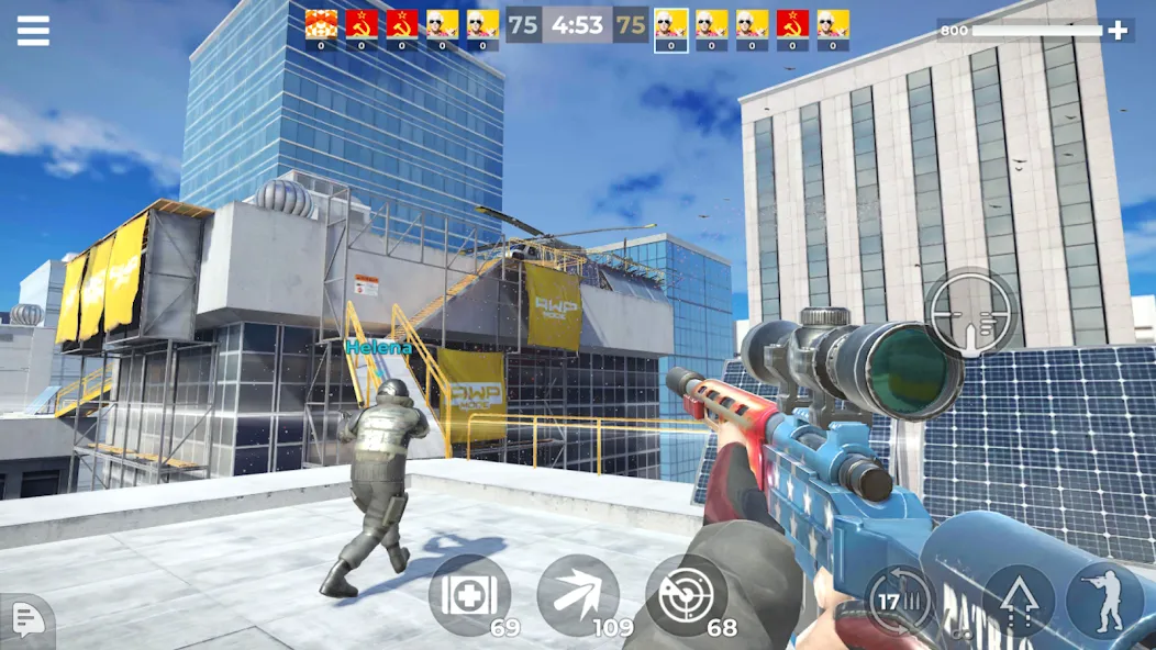 AWP Mode: Online Sniper Action (ЭЙВИПИ Режим)  [МОД Много монет] Screenshot 1
