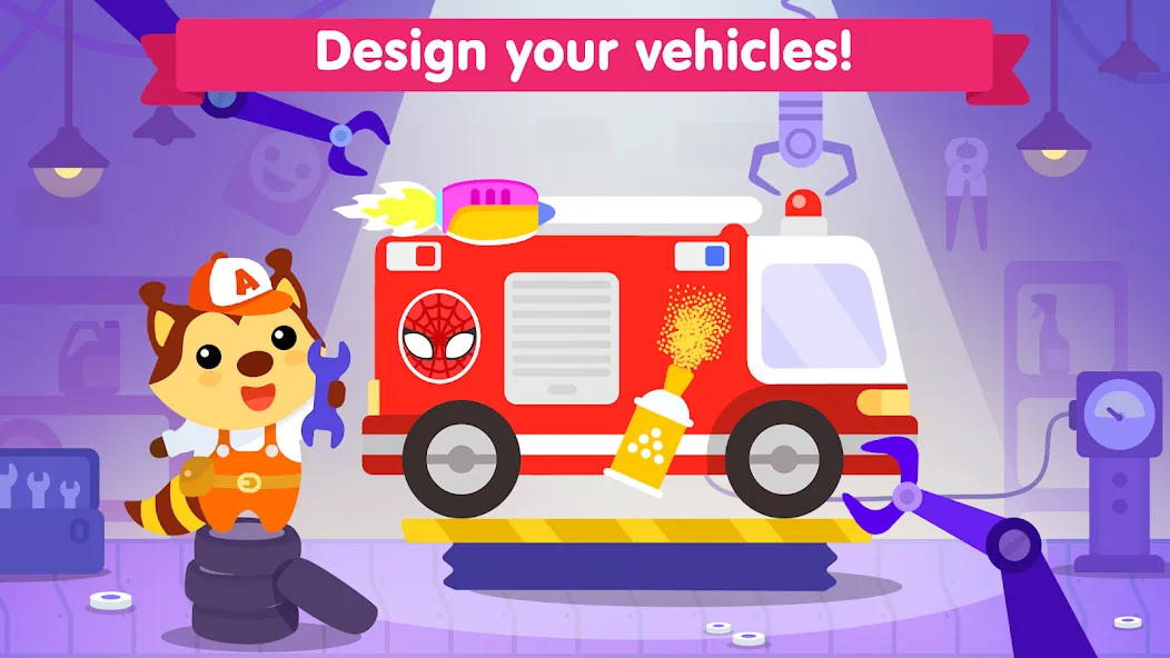 Car games for kids & toddler  [МОД Много монет] Screenshot 2