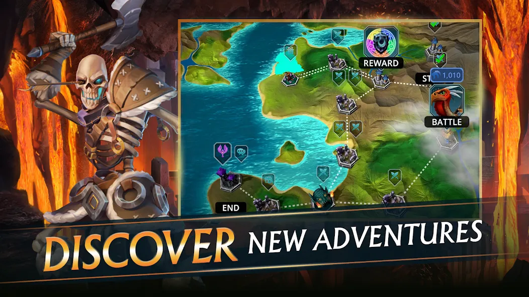 Puzzle Quest 3 - Match 3 RPG (Пазл Квест 3)  [МОД Бесконечные монеты] Screenshot 2