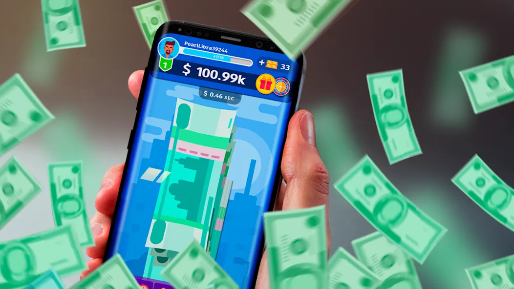 Money cash clicker  [МОД Все открыто] Screenshot 5
