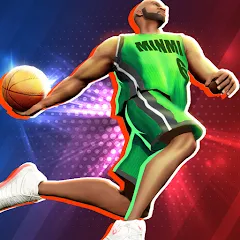 Взломанная Basketball Grand Slam (Баскетбол Гранд Слэм)  [МОД Все открыто] - полная версия apk на Андроид