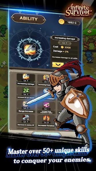 InfiniteSurvival:LastWarriors  [МОД Unlimited Money] Screenshot 1