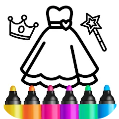 Взлом Bini Game Drawing for kids app (Бини)  [МОД Бесконечные монеты] - полная версия apk на Андроид