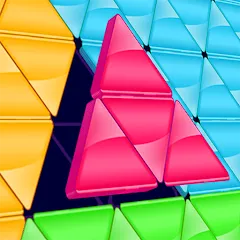 Скачать взломанную Block! Triangle Puzzle:Tangram  [МОД Unlimited Money] - стабильная версия apk на Андроид