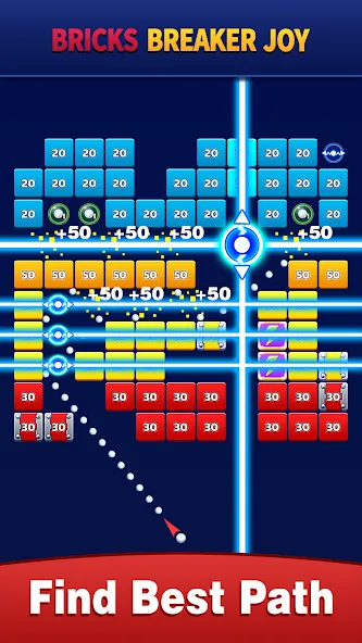 Bricks Breaker Joy (Брикс Брейкер Джой)  [МОД Бесконечные деньги] Screenshot 4