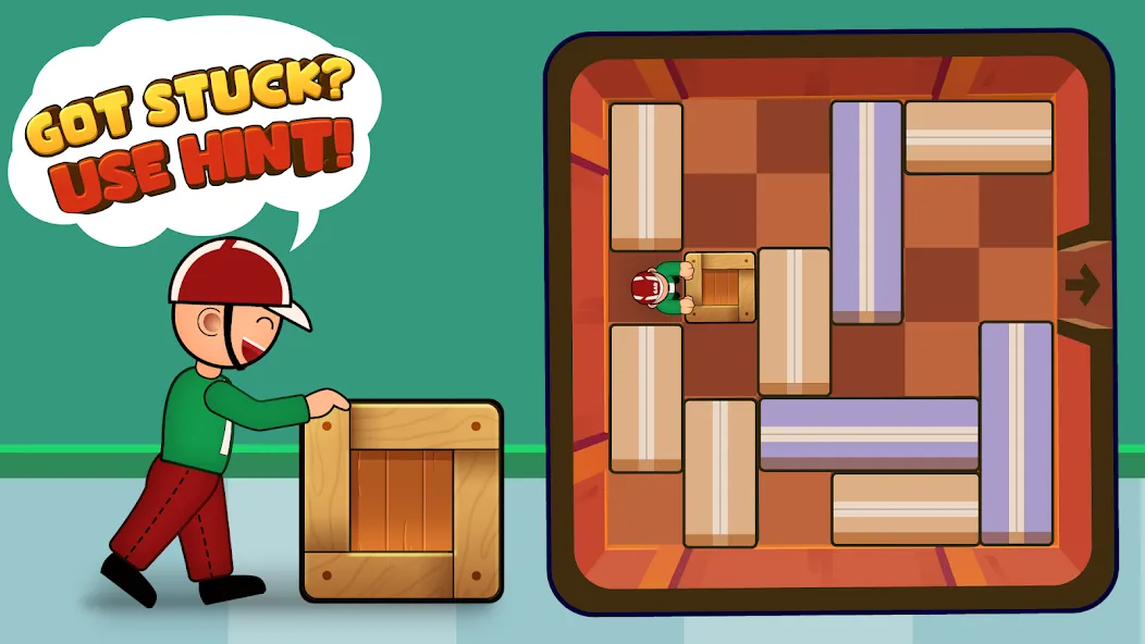 Push Box Out (Пуш Бокс Аут)  [МОД Unlimited Money] Screenshot 4