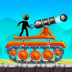 Взлом The Tank: Stick pocket hill (Зе Тенк)  [МОД Бесконечные монеты] - последняя версия apk на Андроид