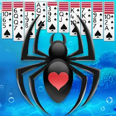 Скачать взломанную Spider Solitaire  [МОД Много денег] - полная версия apk на Андроид