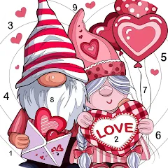 Взломанная Love, Heart Coloring Book  [МОД Menu] - полная версия apk на Андроид