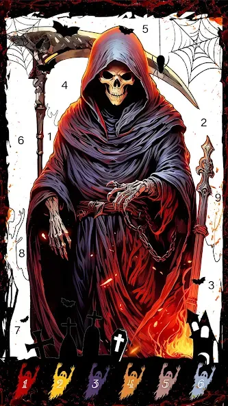 Death Park Coloring Games (Дэт Парк игры раскраски)  [МОД Menu] Screenshot 3