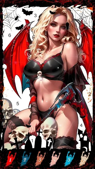 Death Park Coloring Games (Дэт Парк игры раскраски)  [МОД Menu] Screenshot 4