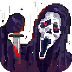 Скачать взломанную Death Park Coloring Games (Дэт Парк игры раскраски)  [МОД Menu] - последняя версия apk на Андроид