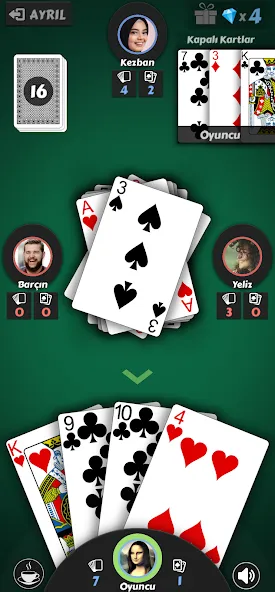 Pisti - Offline Card Games  [МОД Бесконечные монеты] Screenshot 1
