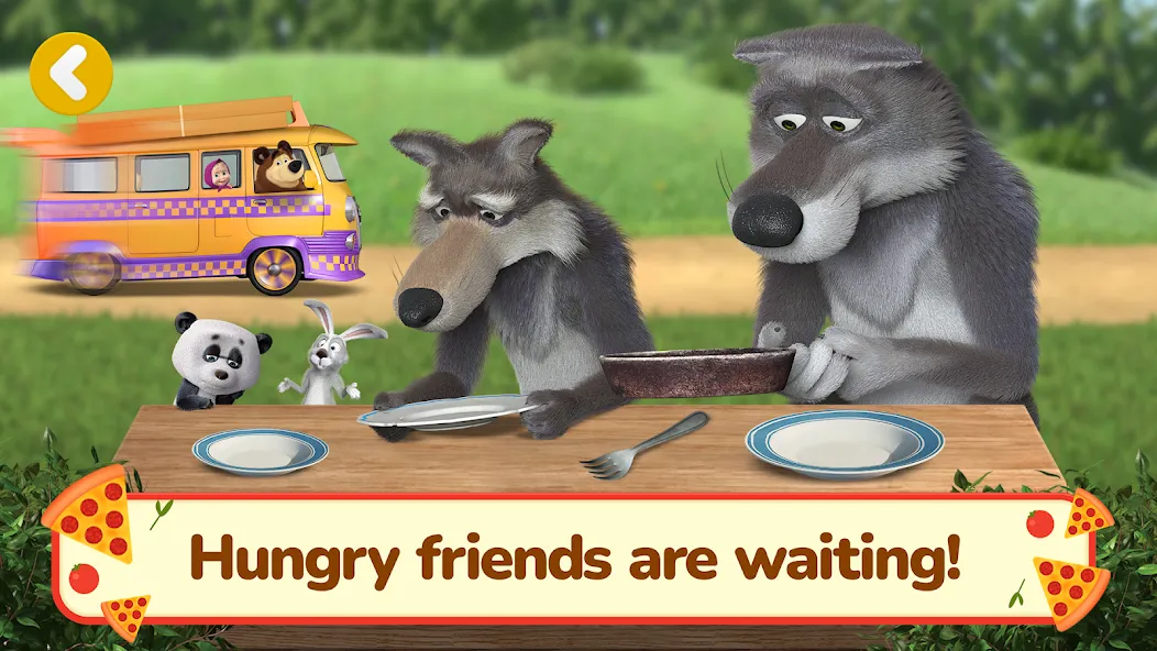 Masha and the Bear Pizza Maker  [МОД Много денег] Screenshot 5