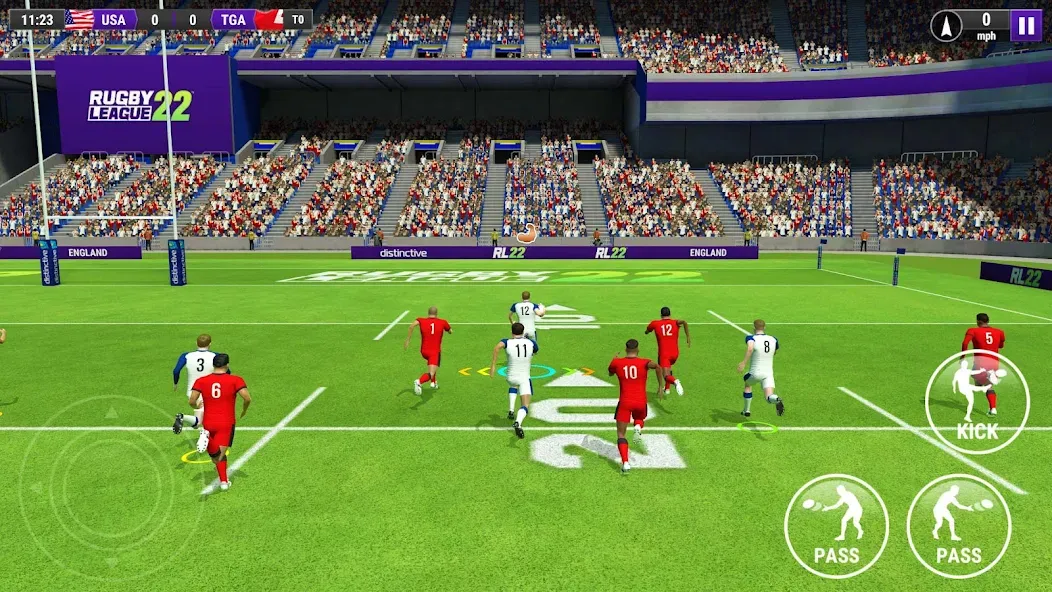 Rugby League 22 (Рубиги Лига 22)  [МОД Menu] Screenshot 1