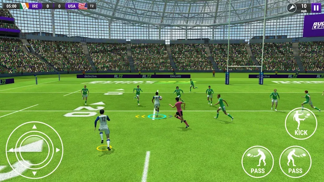 Rugby League 22 (Рубиги Лига 22)  [МОД Menu] Screenshot 2