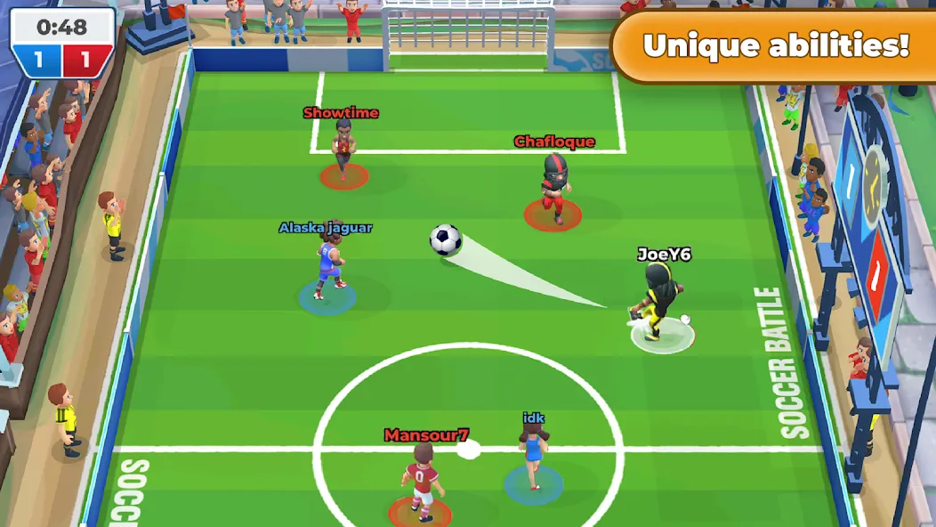 Soccer Battle -  PvP Football  [МОД Mega Pack] Screenshot 3