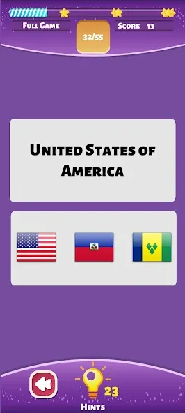 Country Flags World Quiz Game  [МОД Unlimited Money] Screenshot 1