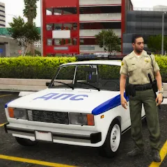 Взлом Police Car Riders: VAZ 2107  [МОД Бесконечные монеты] - полная версия apk на Андроид