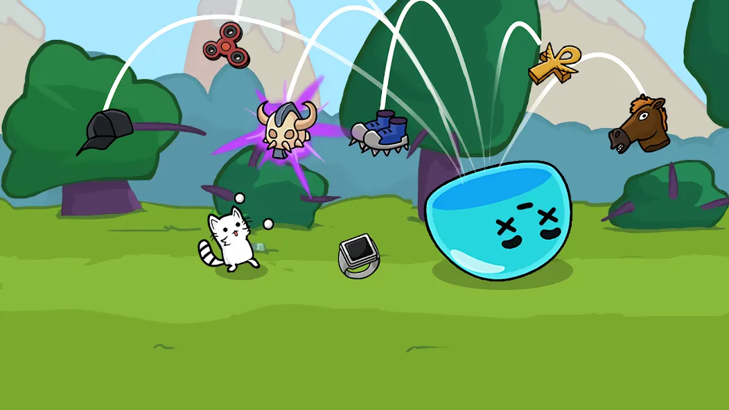 Stickman Cat Gun offline games  [МОД Unlimited Money] Screenshot 3