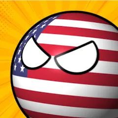 Скачать взломанную e-Sim Countryball Be President  [МОД Unlocked] - стабильная версия apk на Андроид