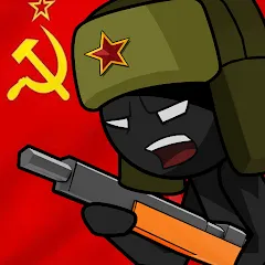 Скачать взломанную Stickman WW2 (Стикмэн Вторая Мировая война)  [МОД Много денег] - стабильная версия apk на Андроид