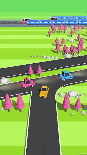 Traffic Run!: Driving Game  [МОД Mega Pack] Screenshot 5