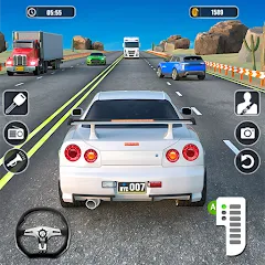 Скачать взломанную Real Highway Car Racing Games  [МОД Бесконечные деньги] - стабильная версия apk на Андроид