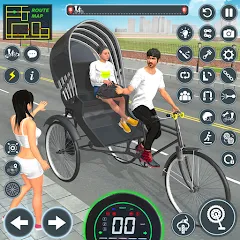 Скачать взломанную BMX Cycle Games 3D Cycle Race (игры на велосипеде 3D гонка)  [МОД Меню] - последняя версия apk на Андроид
