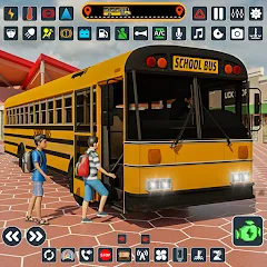 Взлом School Bus 3d : City Bus Games (Школьный автобус симулятор игры на автобусе)  [МОД Unlocked] - стабильная версия apk на Андроид
