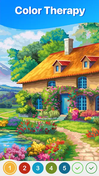 Hey Color Paint by Number Art  [МОД Unlocked] Screenshot 1