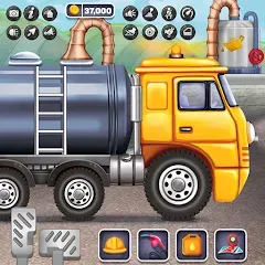 Скачать взломанную Oil Tanker Truck Games  [МОД Много монет] - последняя версия apk на Андроид