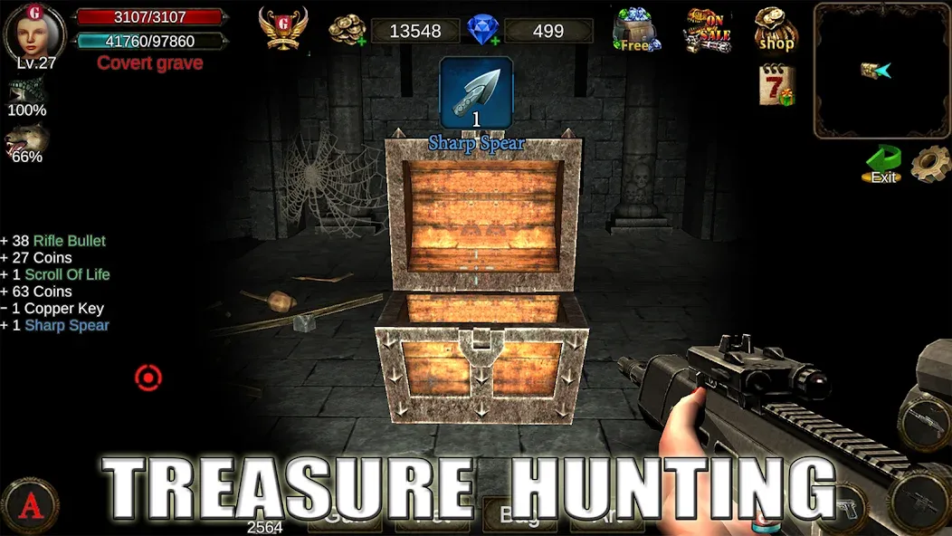 Dungeon Shooter : Dark Temple (Данжен Шутер)  [МОД Mega Pack] Screenshot 4