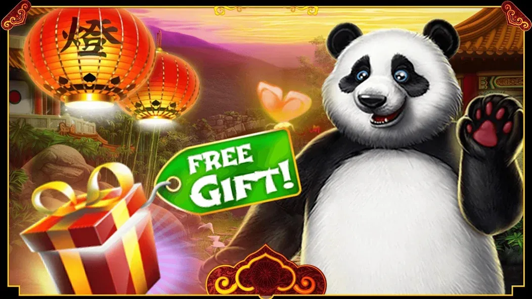 Panda Slots (Панда Слоты)  [МОД Бесконечные деньги] Screenshot 2